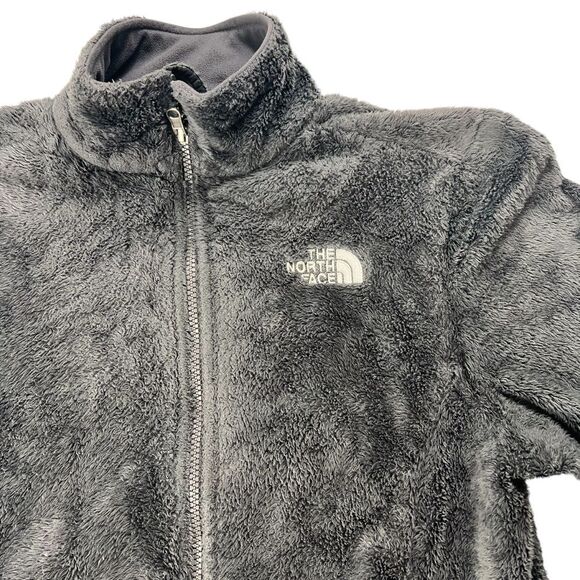 The North Face Osito Gray Zip Up Jacket Women’s Small Fleece AAHY Warm - Picture 4 of 12